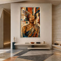 Winged Vision with silver frame
