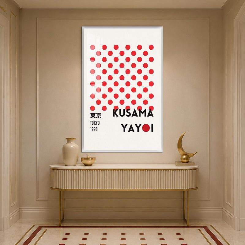 Kusama Tokyo Dots with white frame