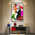 Follow Your Dreams Chimp with black frame