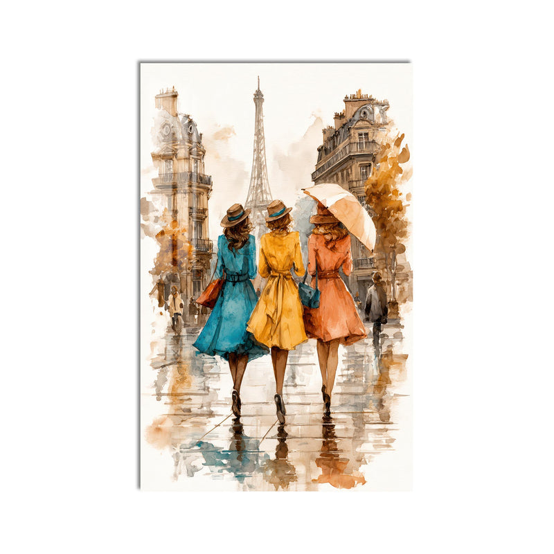 Parisian Rainy Day product shot on white background