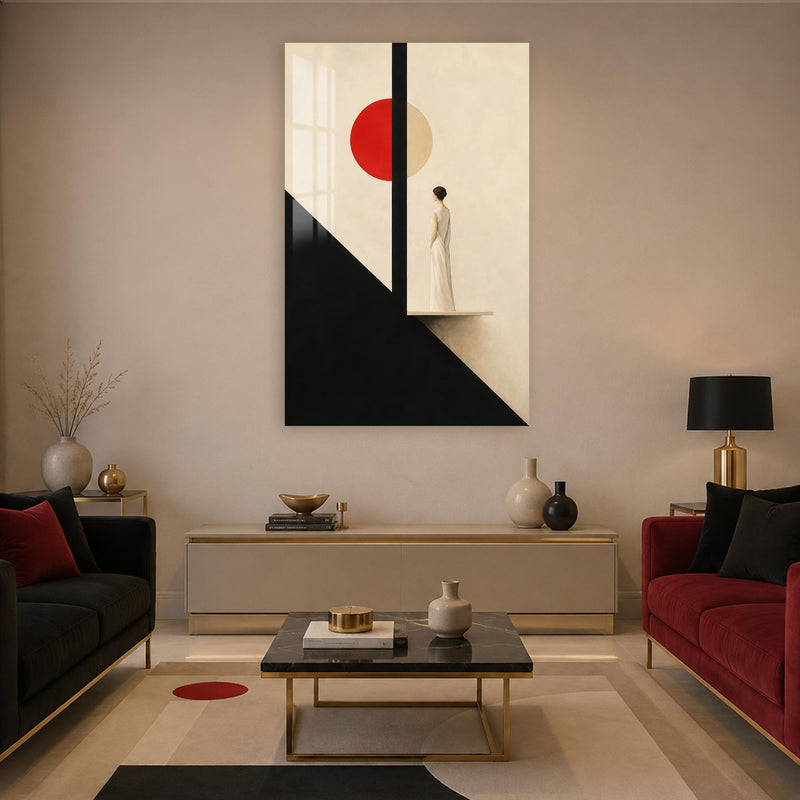 Woman Beneath The Red Sun lifestyle view