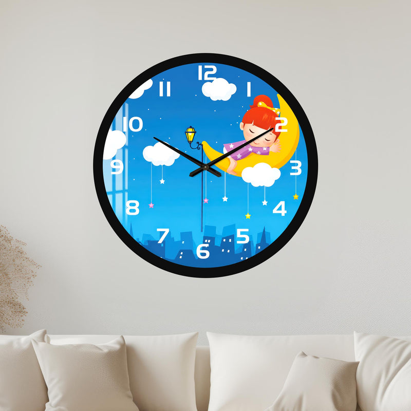 Moonlit Dreams with black frame