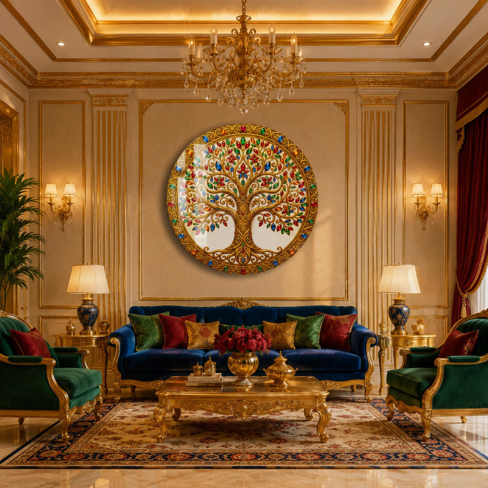 Jewel Tree Of Life in a modern room