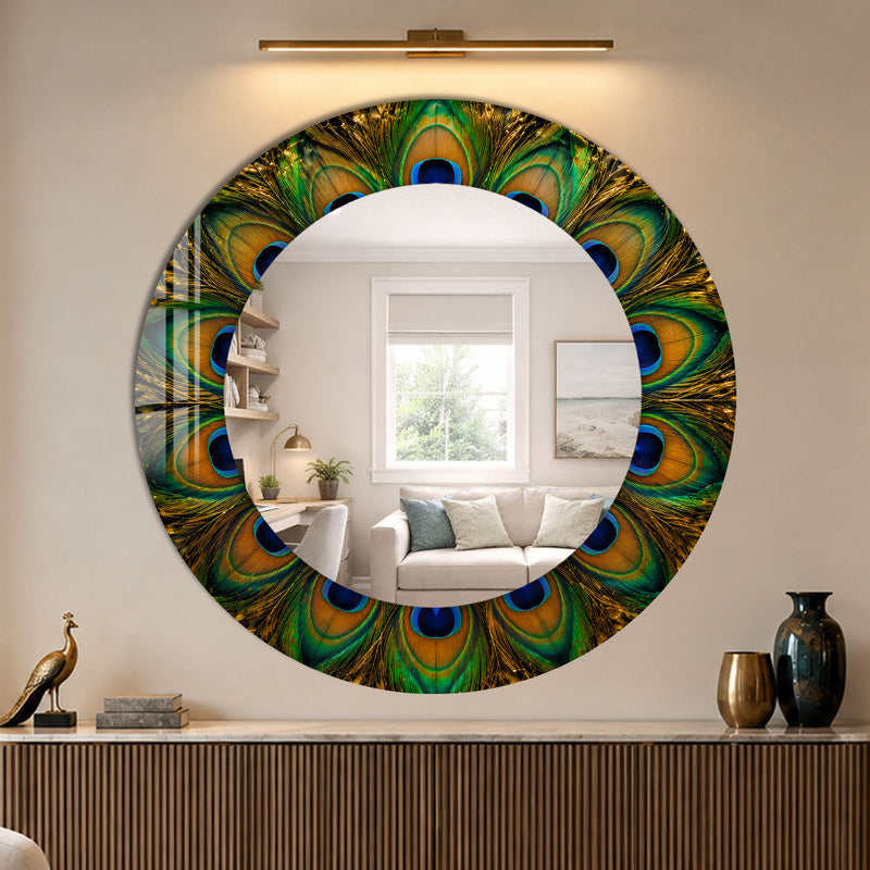 Peacock Feather Halo lifestyle view