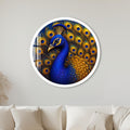 Regal Peacock Splendor with white frame