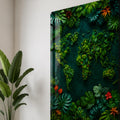 Botanical World Map lifestyle view