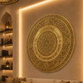 Antique Bronze Names Medallion lifestyle view