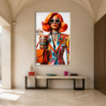 Jewelled Fire with silver frame