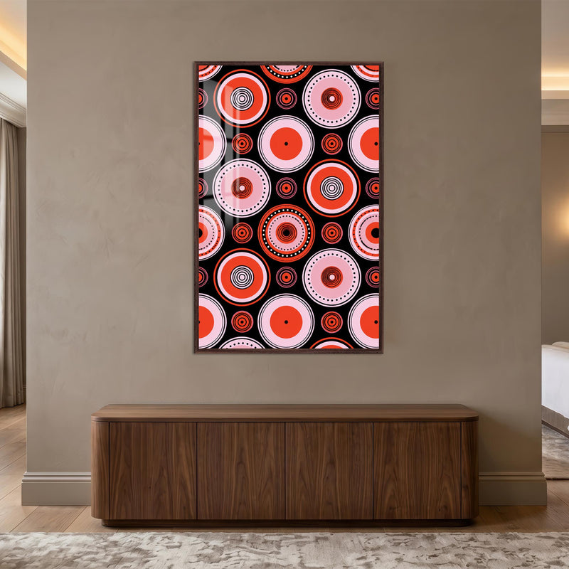 Retro Orbit Circles with walnut frame