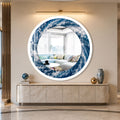 Ocean Wave Portal with white frame
