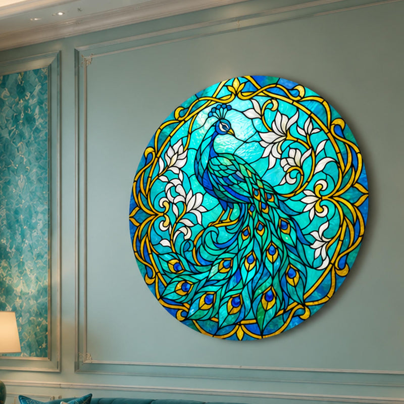 Turquoise Peacock And Magnolia lifestyle view
