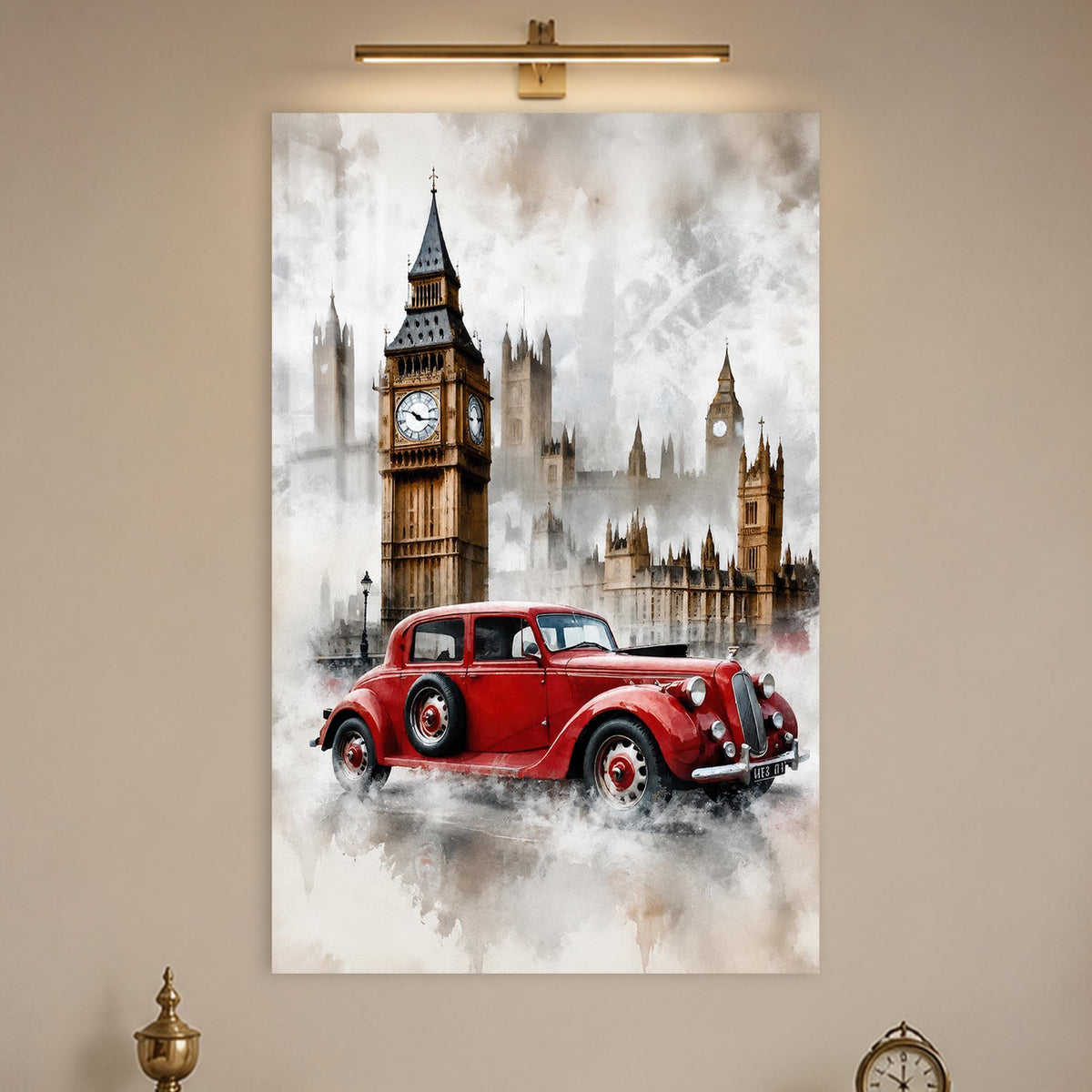 Vintage London Drive in a modern room