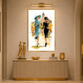 Autumn Fashion Stroll with gold frame