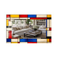 Mondrian Mosaic product shot on white background