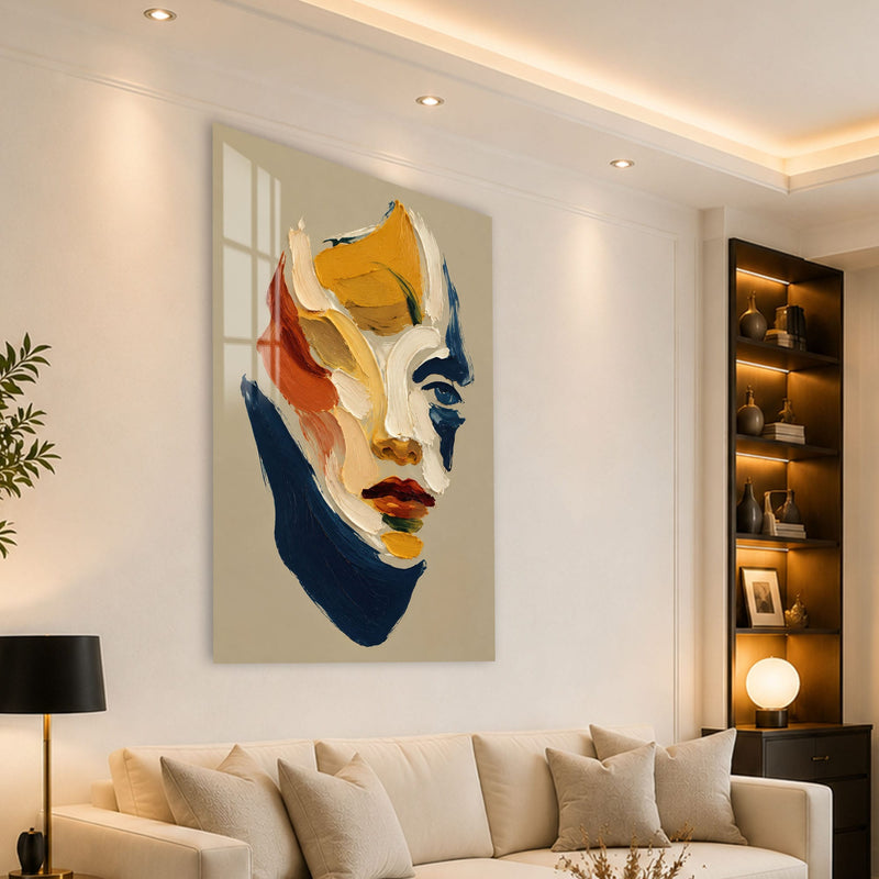 Artronauts Glass Print Painted Muse Glass Wall Art