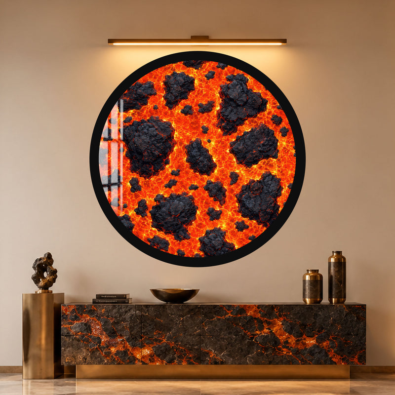 Molten Lava with black frame