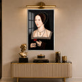 Tudor Rose Portrait with silver frame