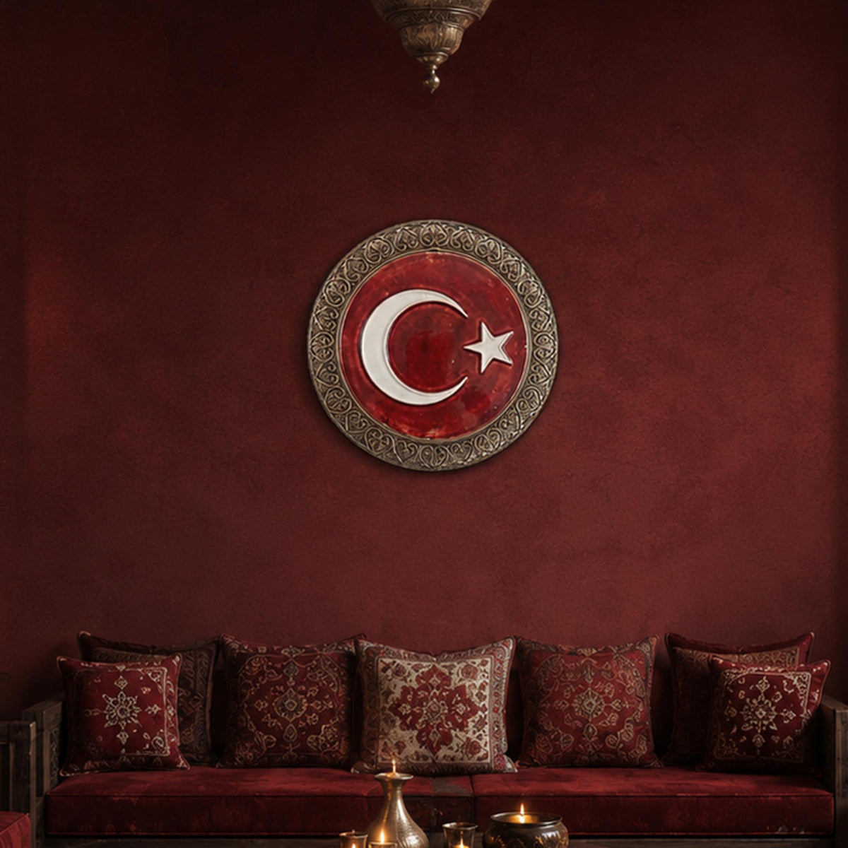 Crescent Star Emblem Plate lifestyle view