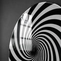 Monochrome Spiral Illusion lifestyle view