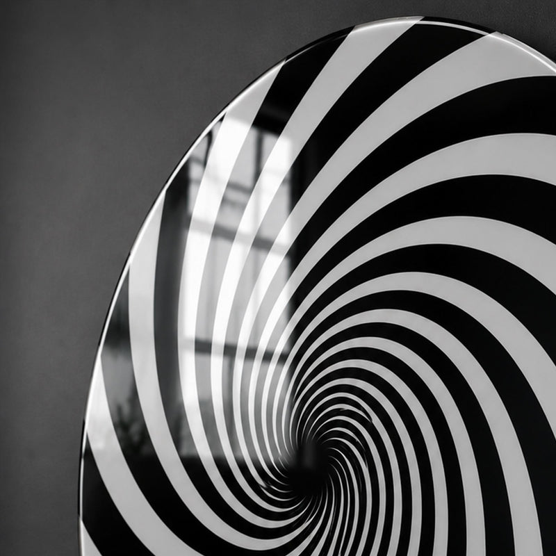 Monochrome Spiral Illusion lifestyle view