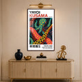 Polka Dot Octopus with walnut frame