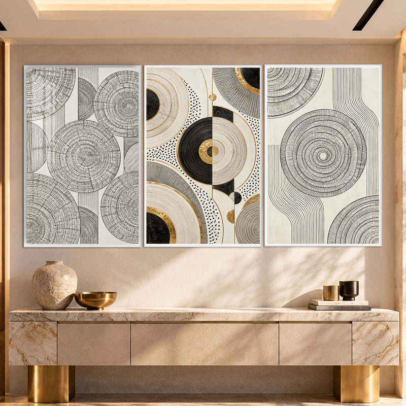 Golden Circle with white frame