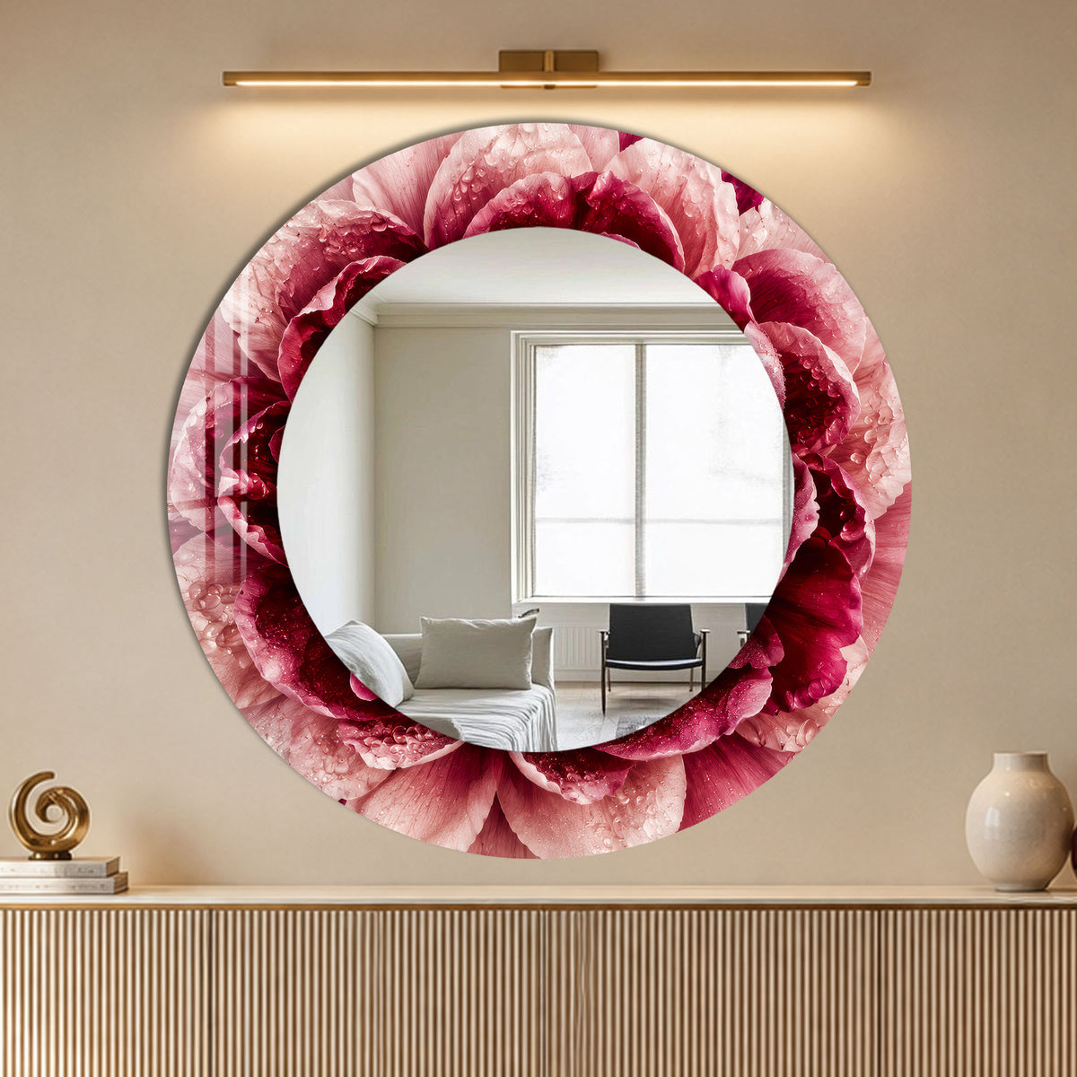 Dewy Peony Bloom lifestyle view