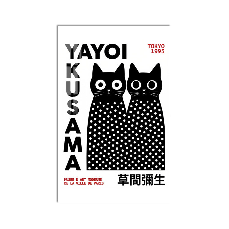 Yayoi Cat Duo product shot on white background