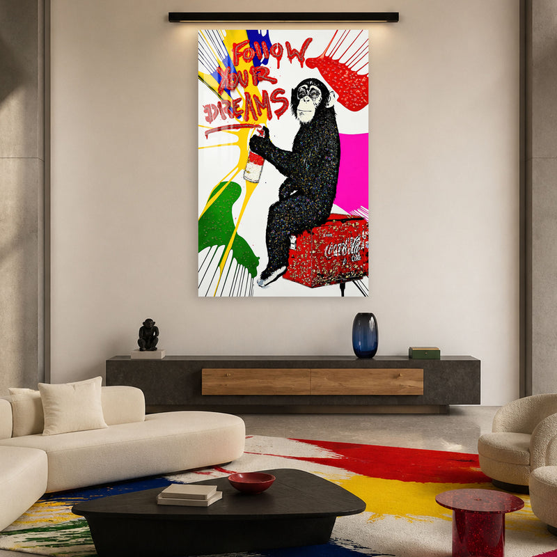 Follow Your Dreams Chimp lifestyle view