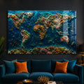 Coral Reef World Map lifestyle view