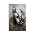 Jeweled White Horse product shot on white background