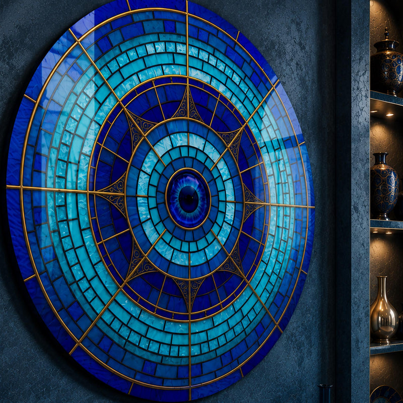 Blue Radial Evil Eye Dial lifestyle view