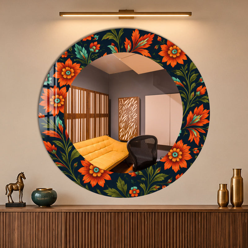 Midnight Orange Blooms lifestyle view