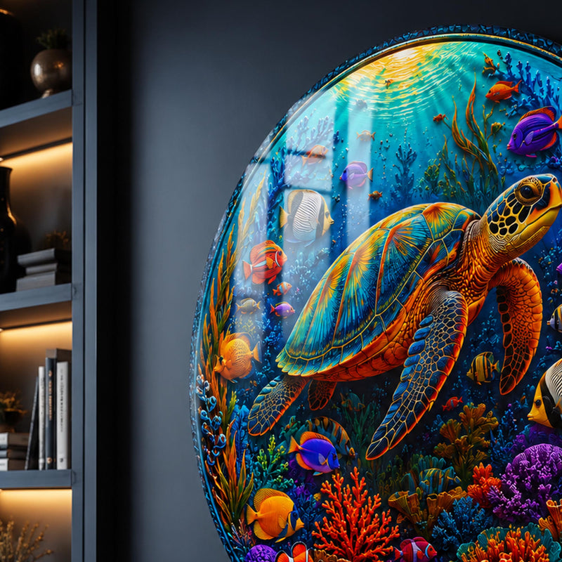 Vibrant Sea Turtle Reef lifestyle view