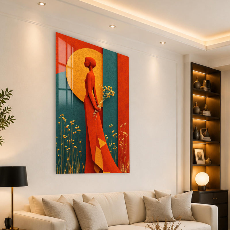 Golden Bloom Silhouette lifestyle view