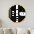 Modern Number Cross with gold frame