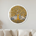 Golden Tree Of Life VII with white frame