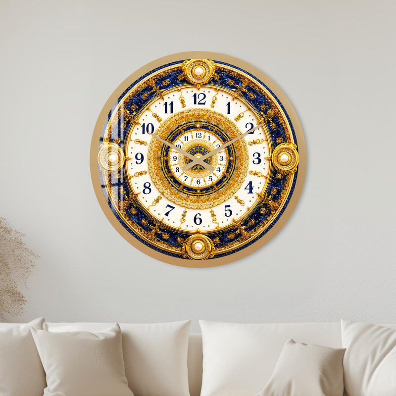 Royal Blue Opulence with gold frame