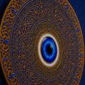 Royal Blue Guardian Eye lifestyle view