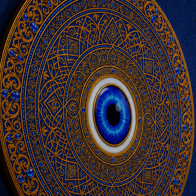 Royal Blue Guardian Eye lifestyle view