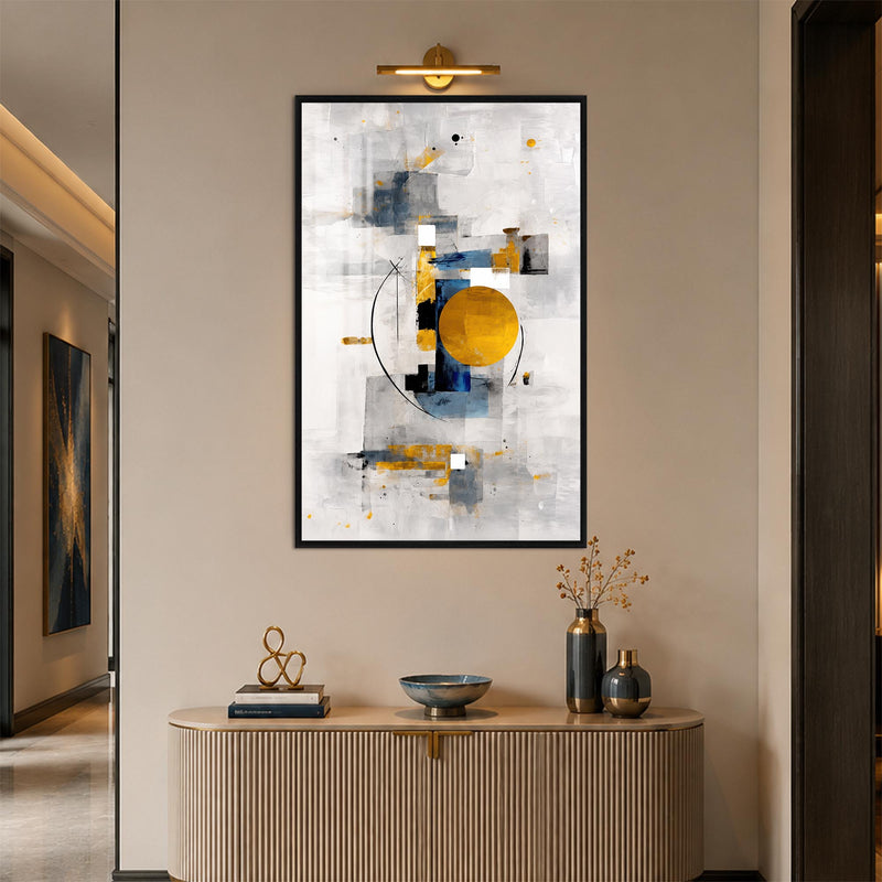 Golden Eclipse with black frame