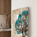 Artronauts Glass Print Blue Blossom Tree Glass Wall Art
