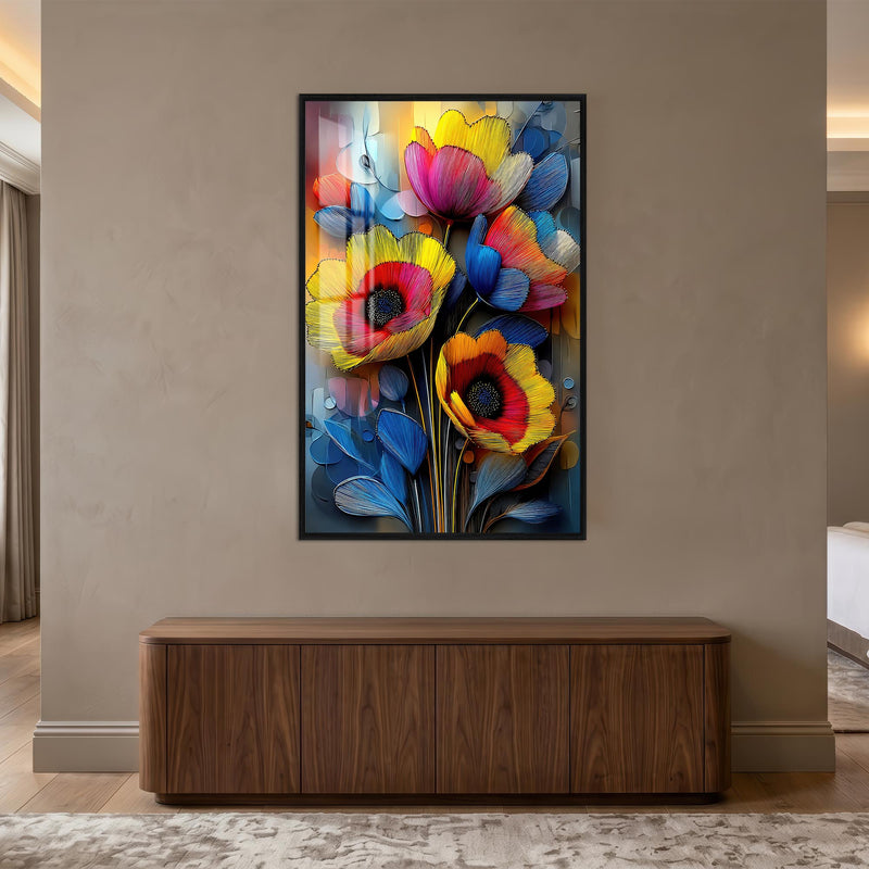 Vibrant Poppy Bouquet lifestyle view