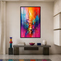 Chromatic Cascade with black frame