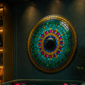 Concentric Emerald Iris Mandala lifestyle view
