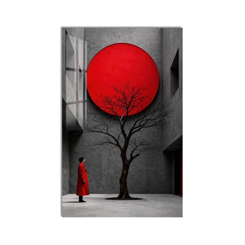 Red Sun Courtyard product shot on white background
