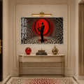 Crimson Jazz Portal with silver frame