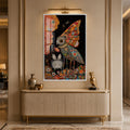 Enchanted Owl Garden with white frame