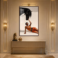 Bond With The Black Horse with walnut frame