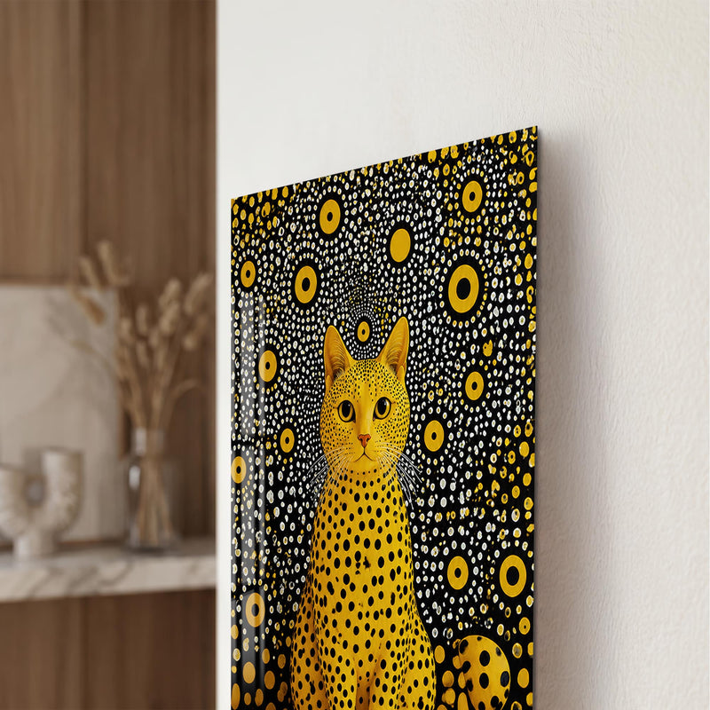 Golden Polka Dot Cat lifestyle view
